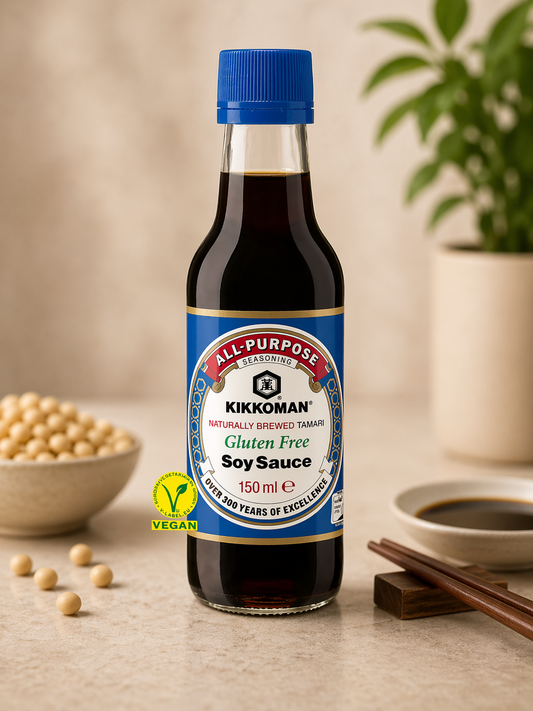 Sos de soia Kikkoman fără gluten 150ml – tamari fermentat natural