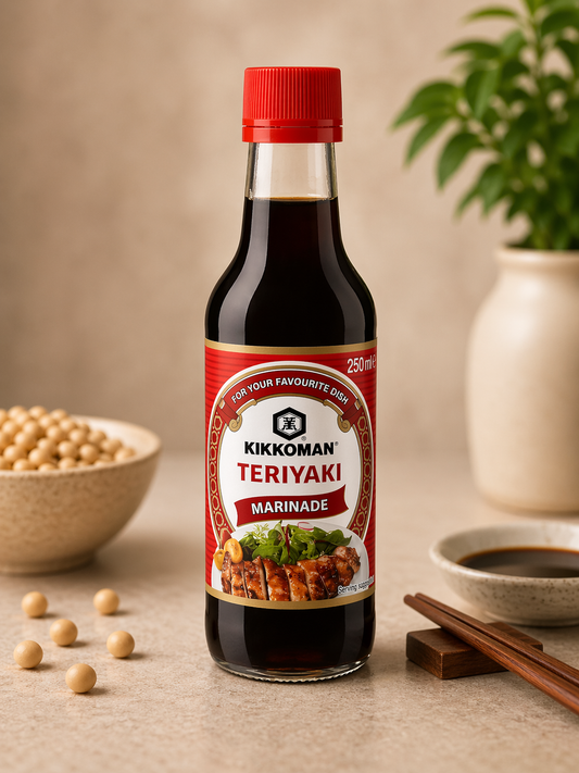 Sos teriyaki Kikkoman 250ml – marinadă japoneză pentru carne, pui și legume