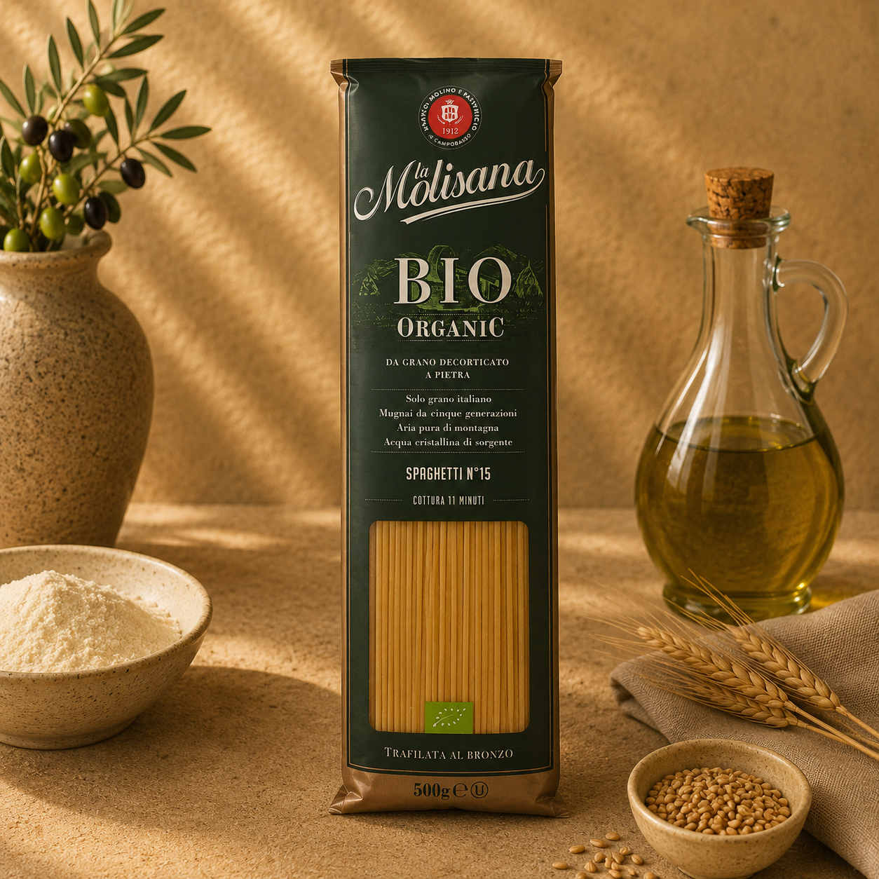 Spaghetti Bio La Molisana 500g – Paste Organice din Grâu Dur