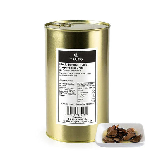 TRUFO Carpaccio de Trufe Negre de Vară în Saramură - 1000g.