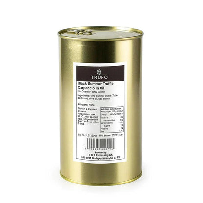 TRUFO Carpaccio de Trufe Negre de Vară în Ulei - 1000g