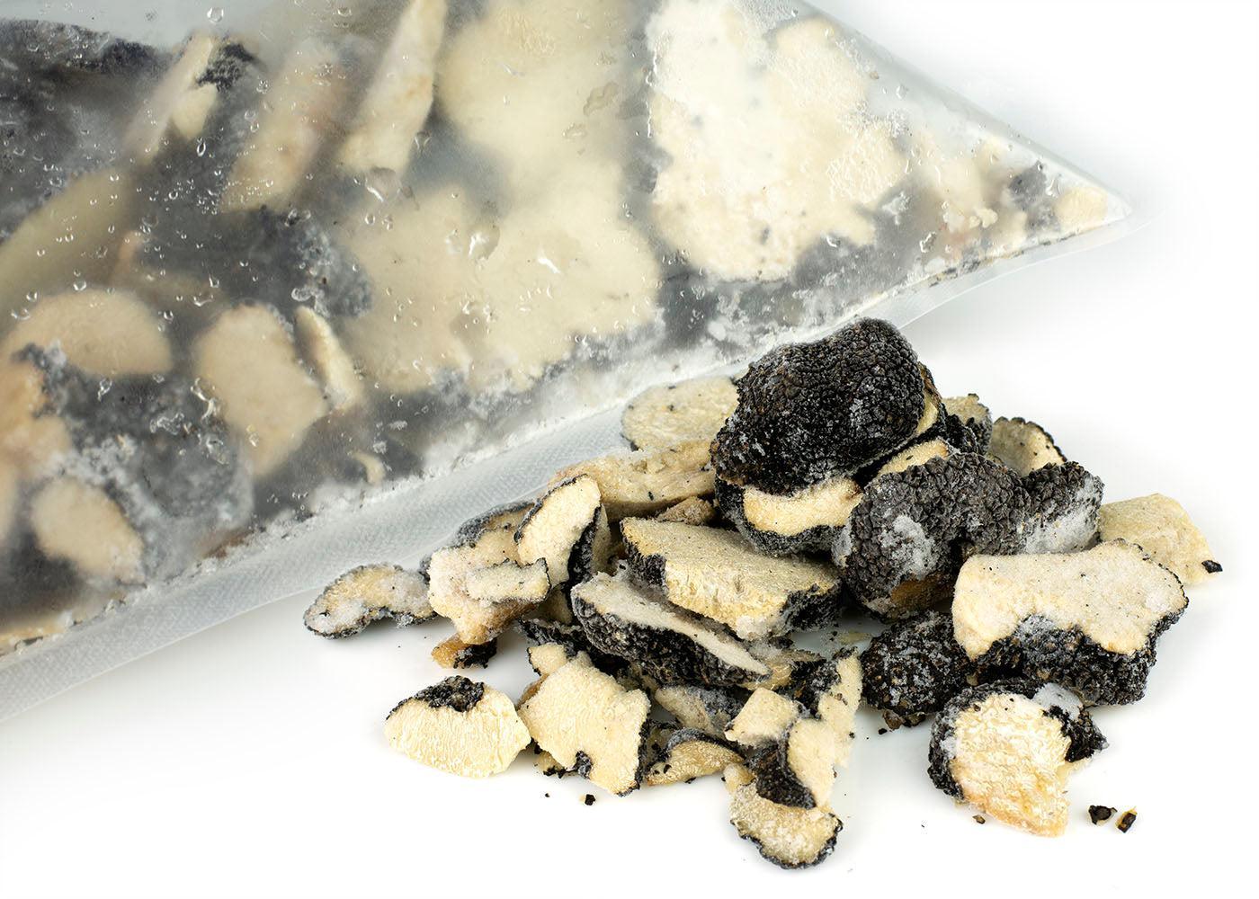 TRUFO Trufe Negre de Vară Congelate Felii - 8mm, 1kg.