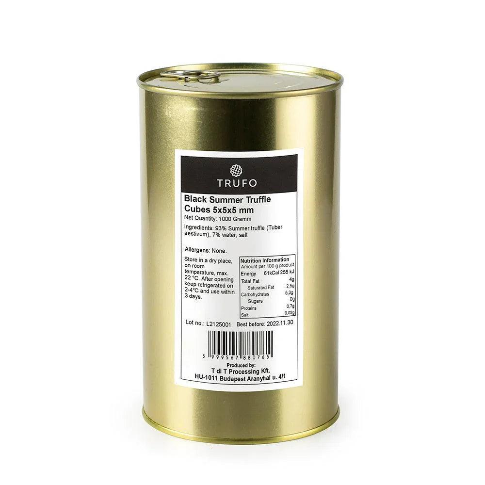 TRUFO Trufe Negre de Vară Cuburi 5x5x5 - 1000g.