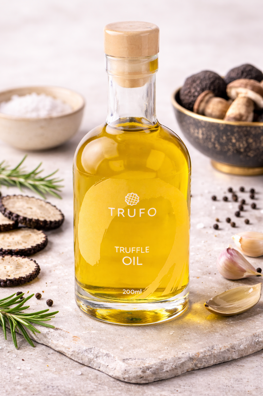 Ulei cu Trufe Negre Trufo 200ml – ulei gourmet pentru finisare și aromă intensă