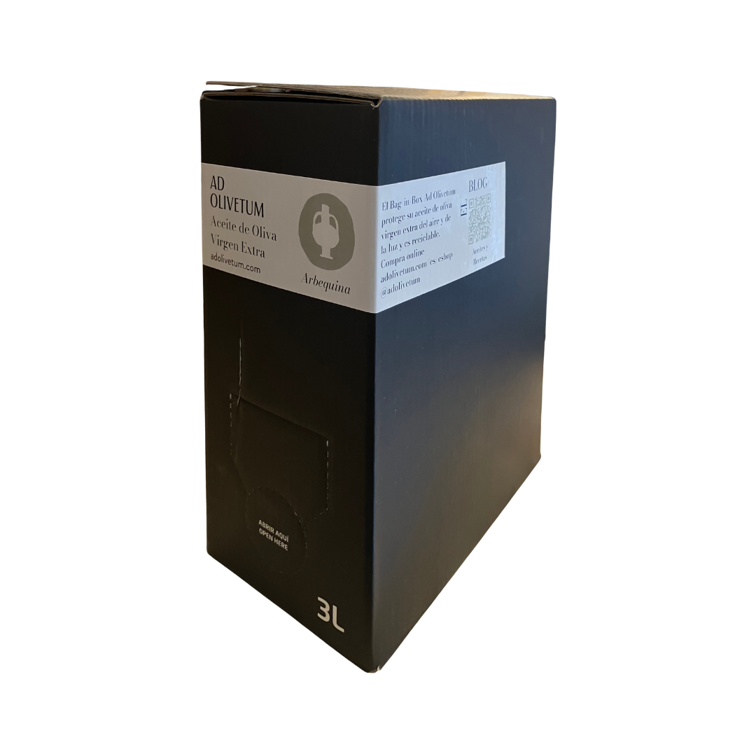 Ulei de Măsline Extravirgin Ad Olivetum Arbequina BIB 3l  (single variety Arbequina).