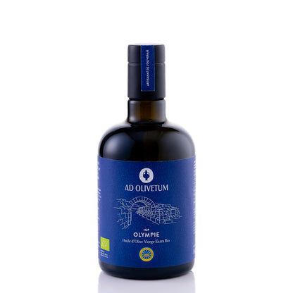 Ulei de măsline extravirgin PGI Olympia organic – Ad Olivetum (500 ml)
