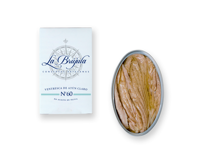 Ventresca de Ton Galben în Ulei de Măsline 110 | La brújula