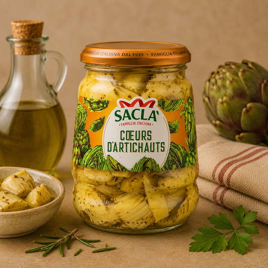 Saclà Inimi de Anghinare în Ulei, 285 g – Antipasti Italian