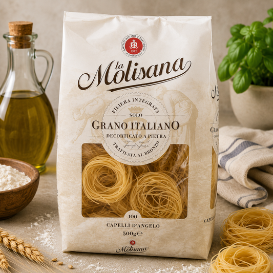 Capelli d'Angelo La Molisana Nr.100 500g – Paste Italiene pentru Supe și Consommé