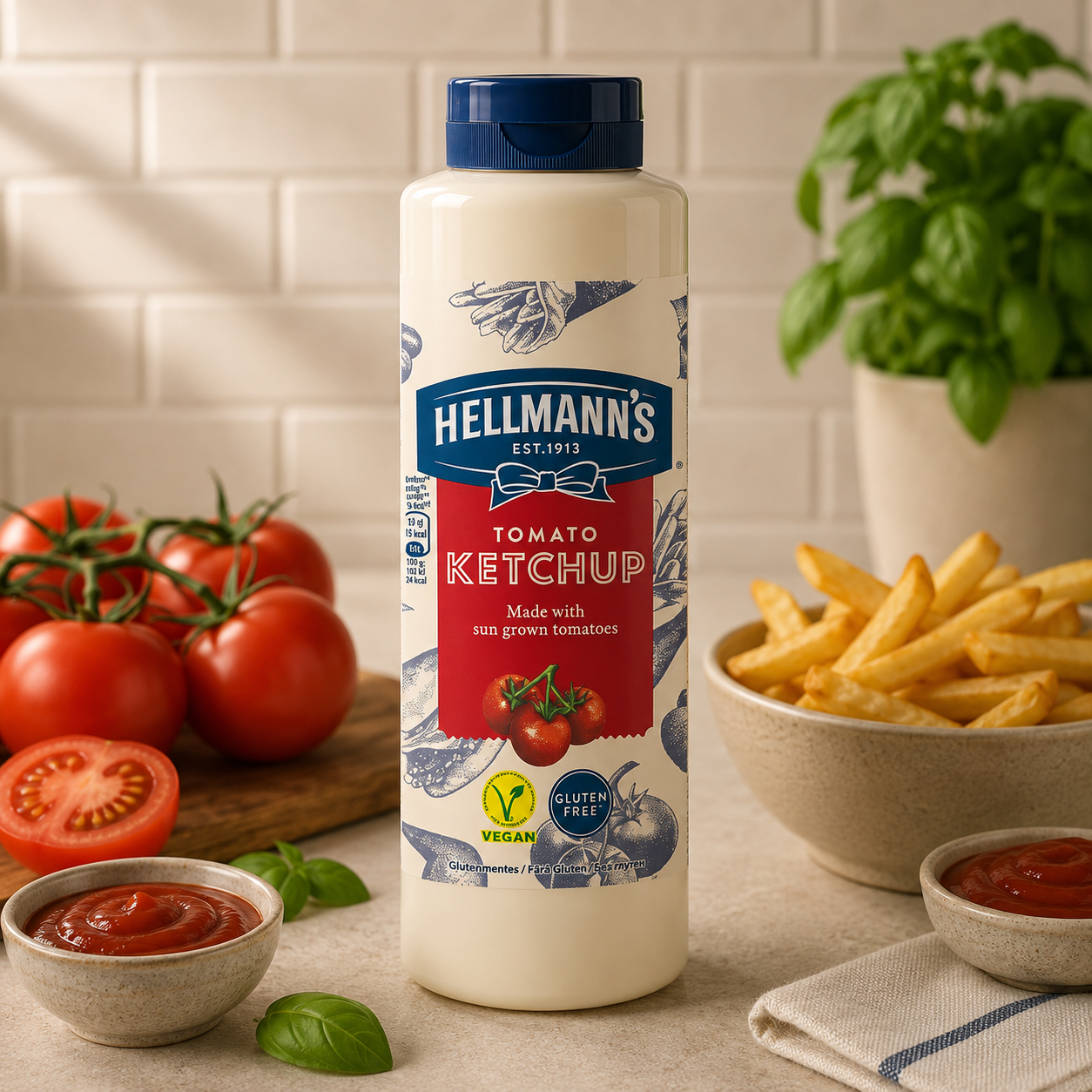 Ketchup Hellmann’s Tomato, 950g