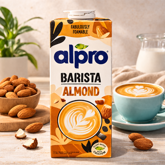Băutură vegetală din migdale pentru cafea Alpro Barista Almond 1L