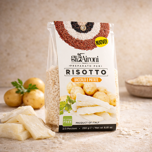 Risotto Baccalá e Patate 250g | Gli Aironi