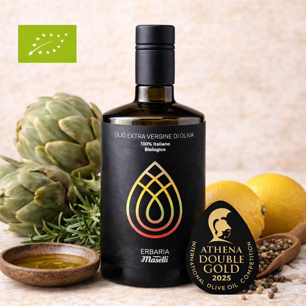 Ulei de măsline extravirgin bio Erbaria X Olio Maselli – Ad Olivetum (500 ml)