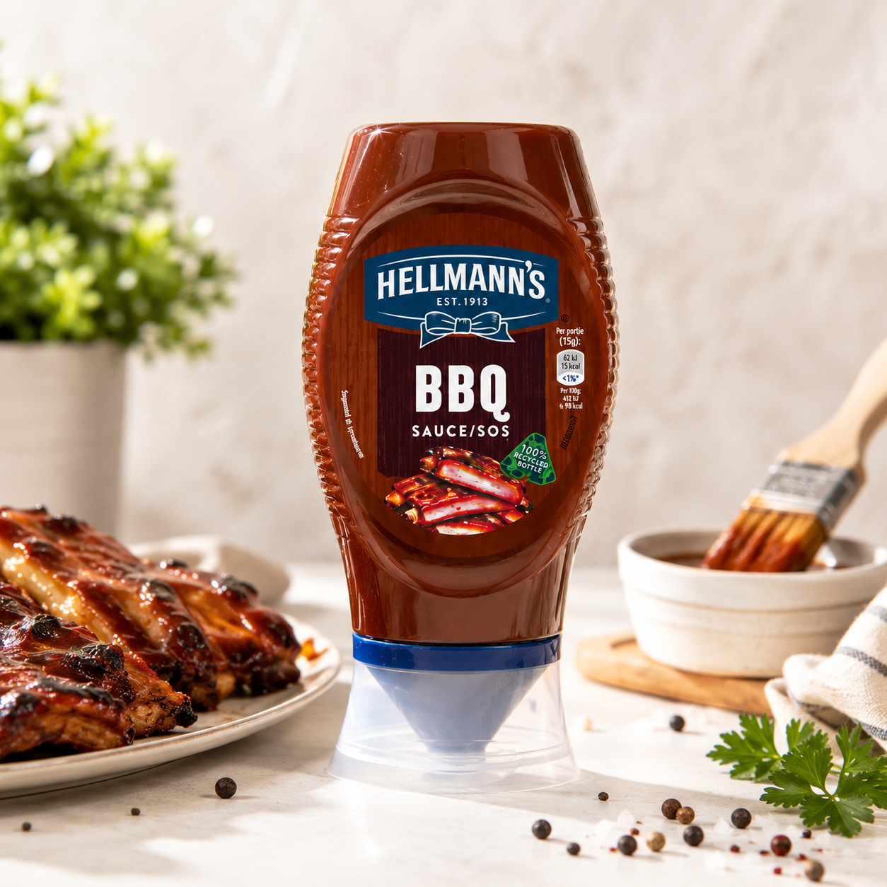 Sos BBQ Hellmann’s, 250 ml