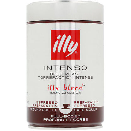 Illy Espresso Intenso Cafea Macinata 250g.