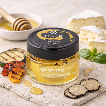 Miere cu Trufe Negre Trufo 130g – delicatesă gourmet pentru brânzeturi și aperitive