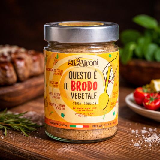 Concentrat de Legume Uscate Brodo Vegetale 220g | Gli Aironi